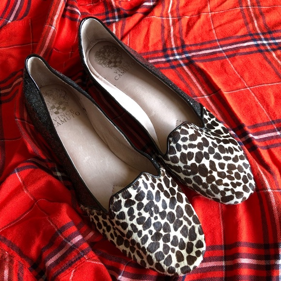 Vince Camuto Shoes - Vince Camuto Cheetah and sparkle flats Vince Camuto Shoes - Vince Camuto Cheetah and sparkle flats